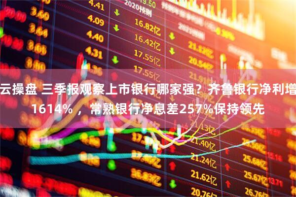 云操盘 三季报观察上市银行哪家强？齐鲁银行净利增1614% ，常熟银行净息差257%保持领先
